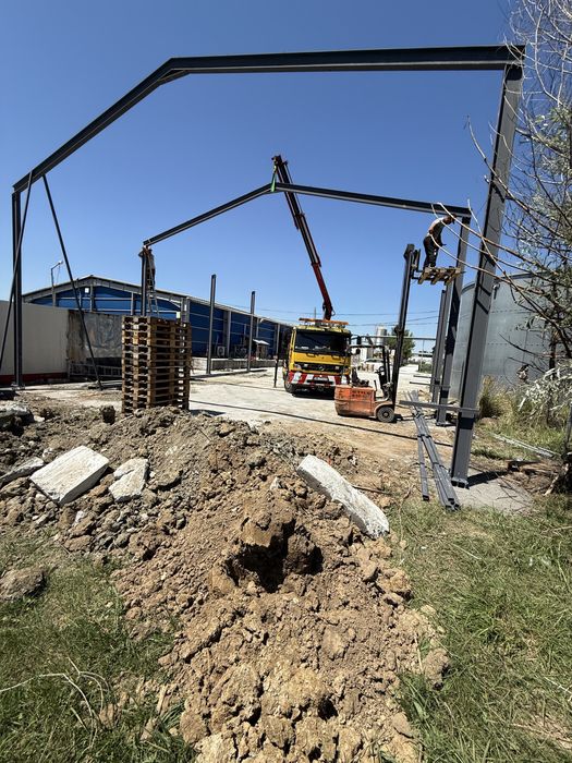 Montaj hale metalice ,transport containere,servicii macara