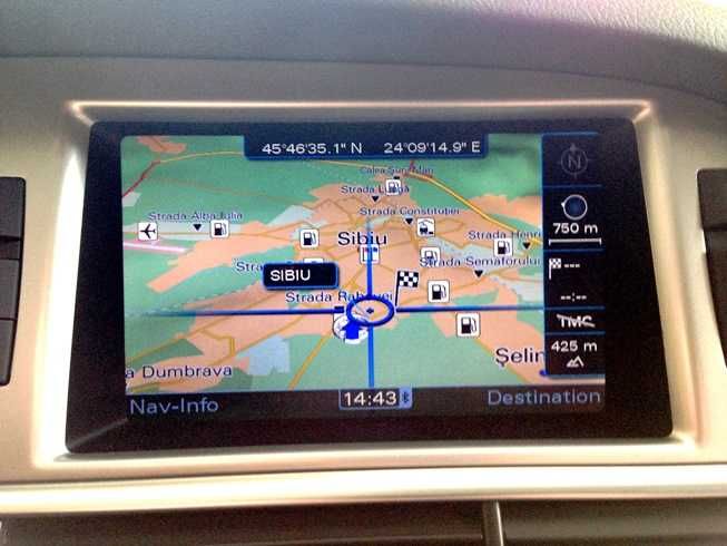 SD Card Actualizare Hărți Navigație MMI 3G Audi A4 A5 A6 A7 A8 Q5 Q7