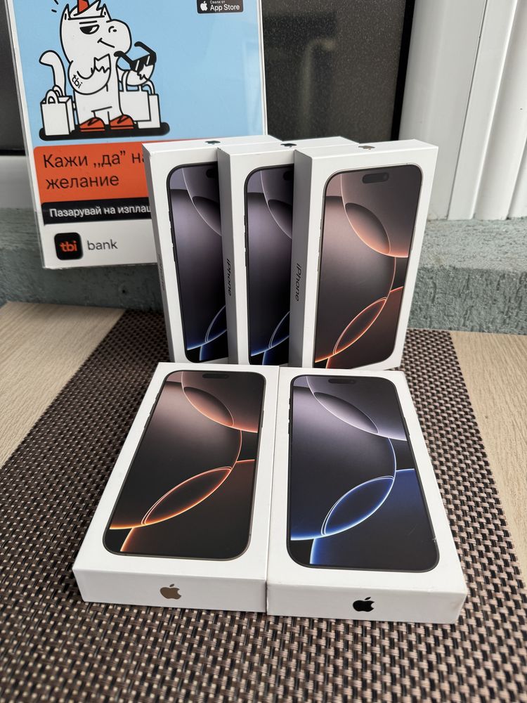 ЛИЗИНГ ОТ 80лв/м*iPhone 16 pro max* НЕРАЗПЕЧАТАН 16 про макс