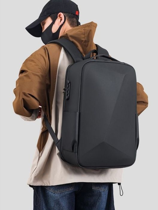 Мужской рюкзак для ноутбука с твердым корпусом мужская сумка портфель