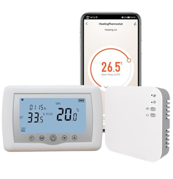 Termostat inteligent Wi-Fi EvoSmart WT-08, folosit un an, stare impec