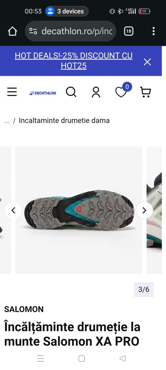 Salomon xa pro dame, nou