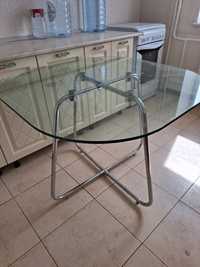 Стол стеклянный д.1м