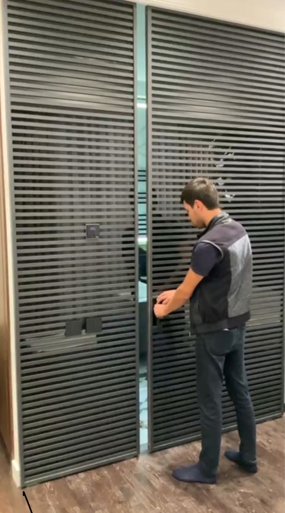 Раздвижной гармошка эшик двери