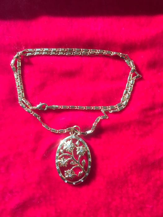 Кулон подвеска на цепочке Цветы