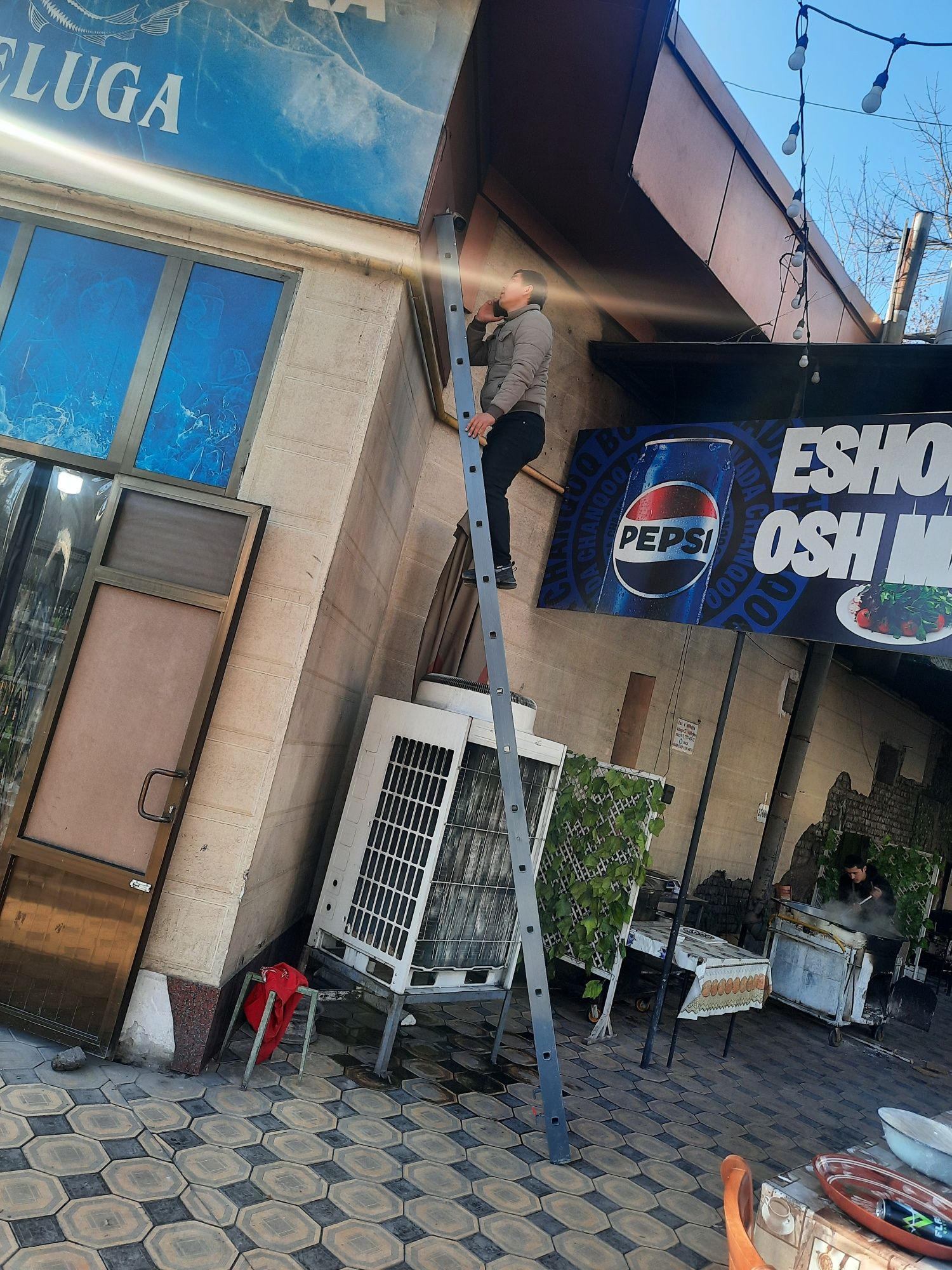 Лестница аренда Ташкент прокат ижара нарвон трансформер стремянка шоти