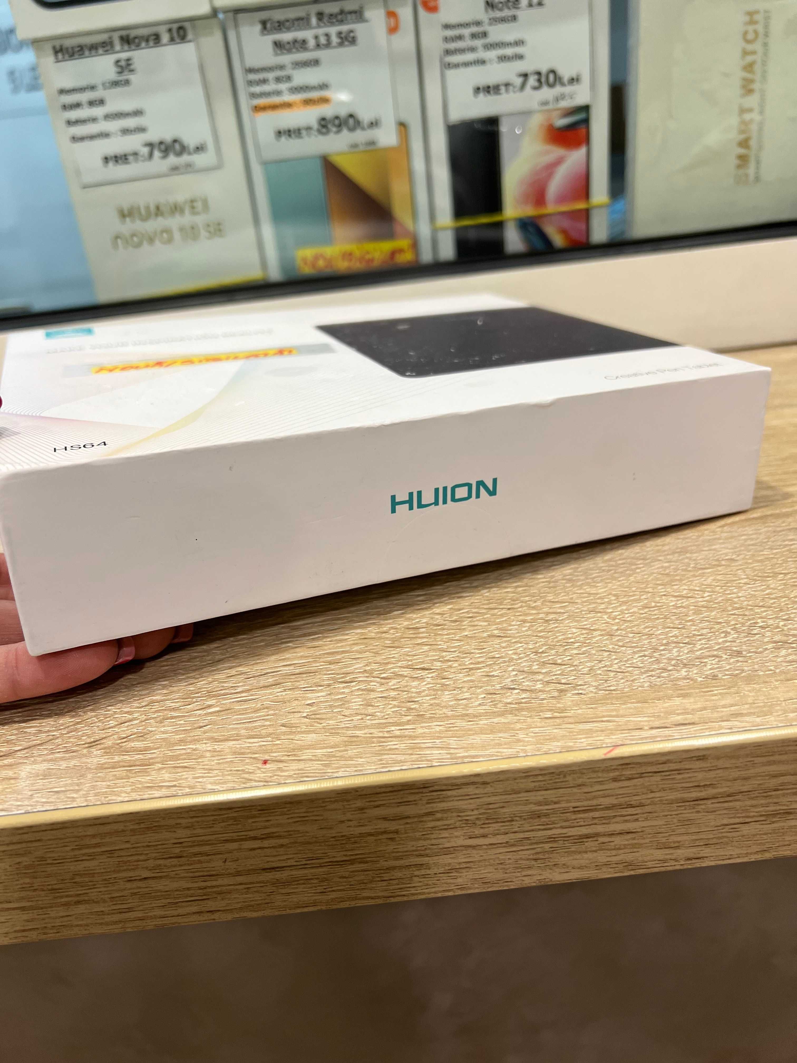 Tabletă Grafică Huion HS 64, NOUĂ/Sigilată!