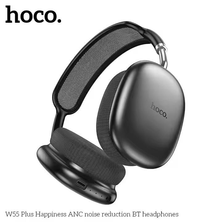 Наушники беспроводные W55 Plus с шумоподавлением ANC AirPods Max