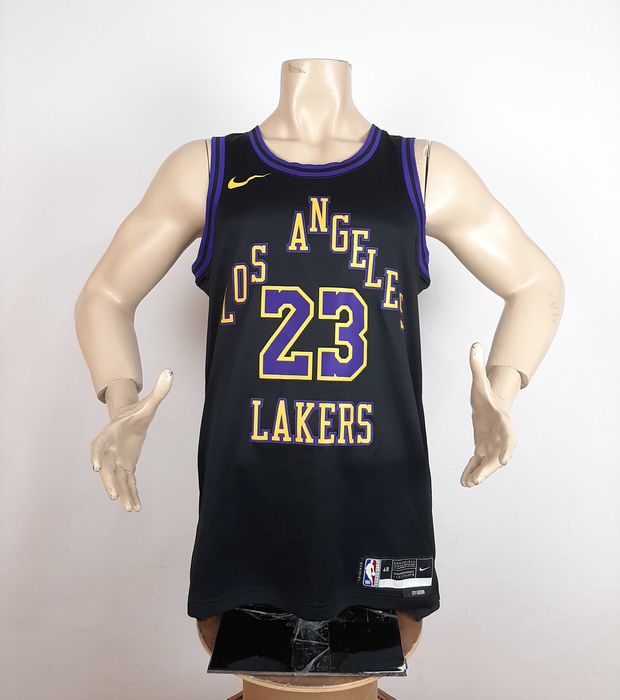 Nike NBA Lakers LeBron - Оригинален мъжки баскетболен потник р-р L