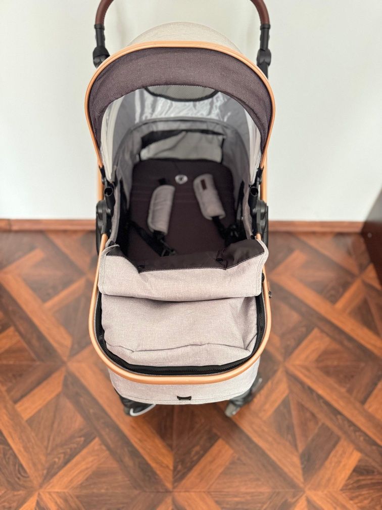 Cărucior + scoică bebe