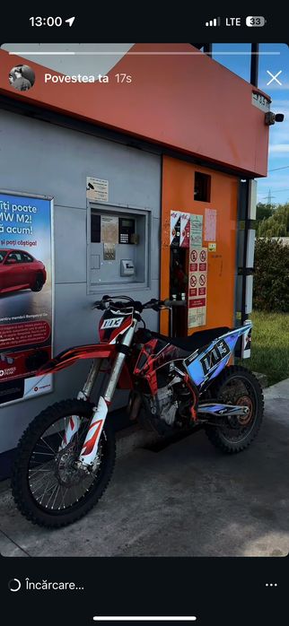 Vând ktm sxf 450 2023 cu 2 mape putere