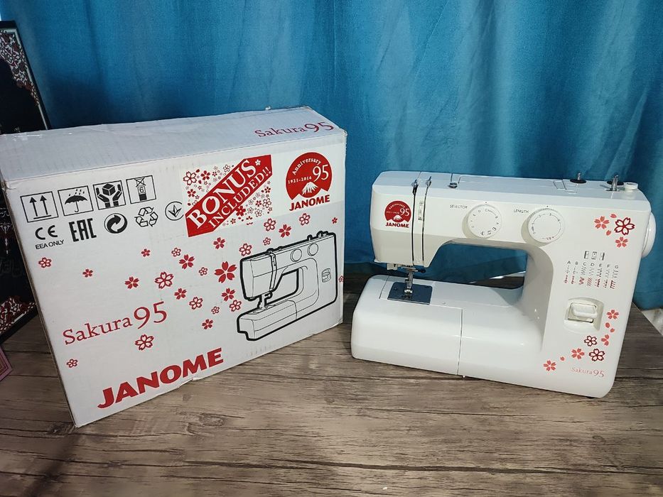 Janome to'g'ri chokli tikuv mashinasi