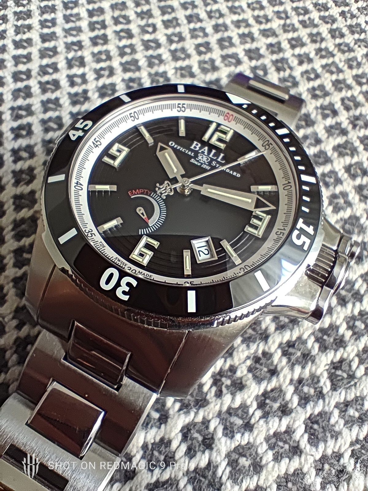 BALL Limited Edition Engineer Hydrocarbon Hunley 42mm [PM2096B-S1J-BK]