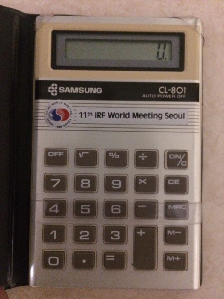 calculator samsung CL-801