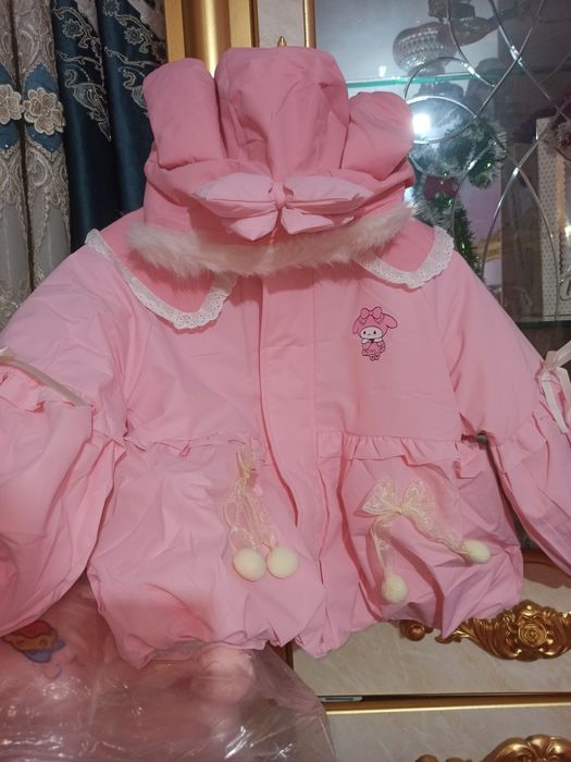 Детская куртка розовая