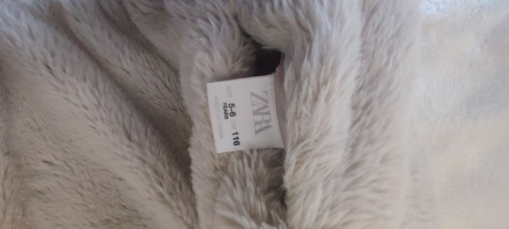 Двулицево зимно яке ZARA, момиче, 116 см.