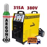 Aparat sudura cu sarma PERFEKT MIG 315 + butelie 8L plina argon CO2