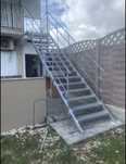 Scări metalice zincate galvanizate