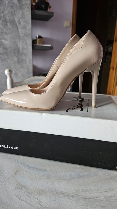 Естествена кожа обувки BIANKI-37н