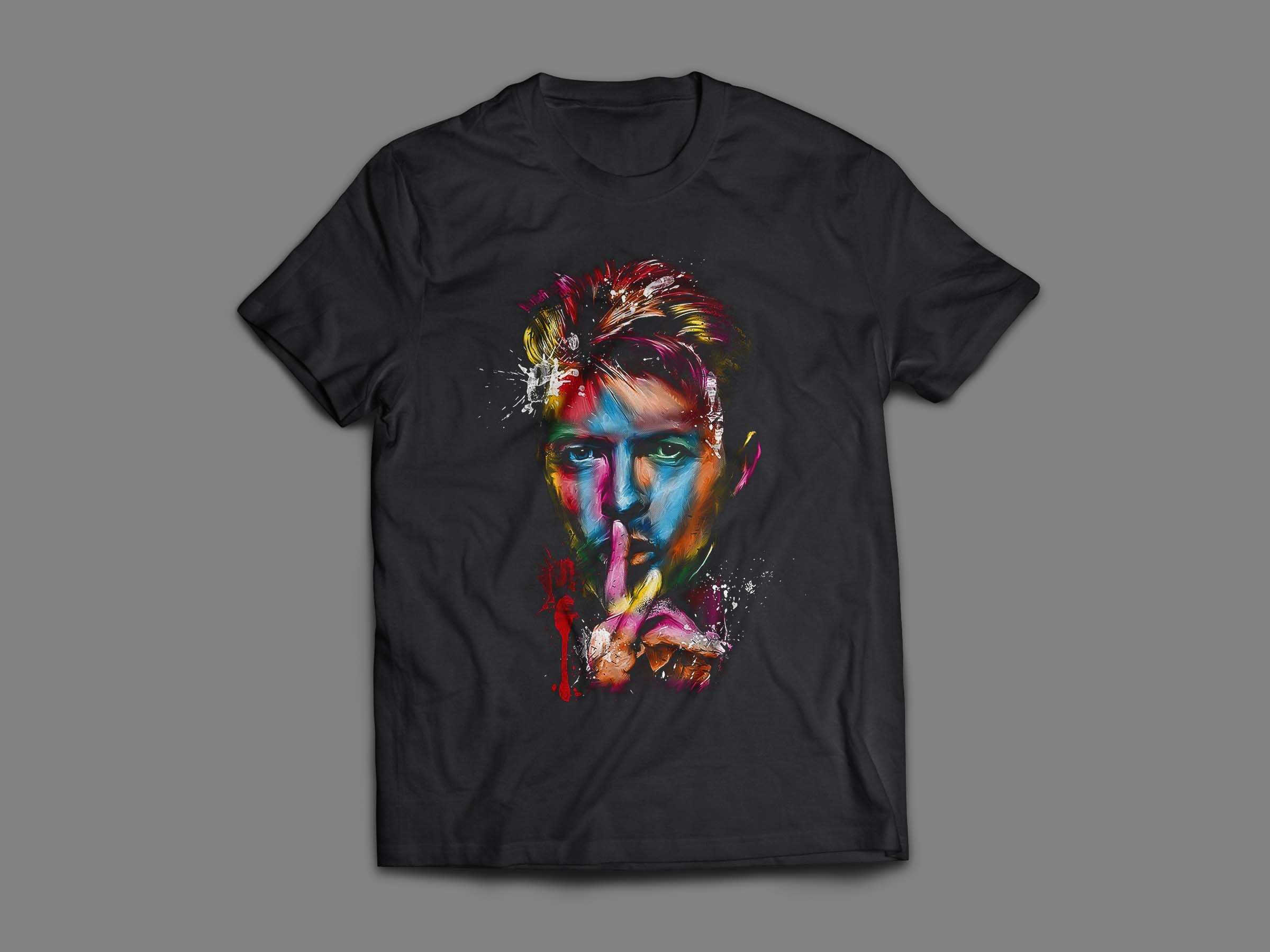 David Bowie - tricou realizat la comanda, 2 modele