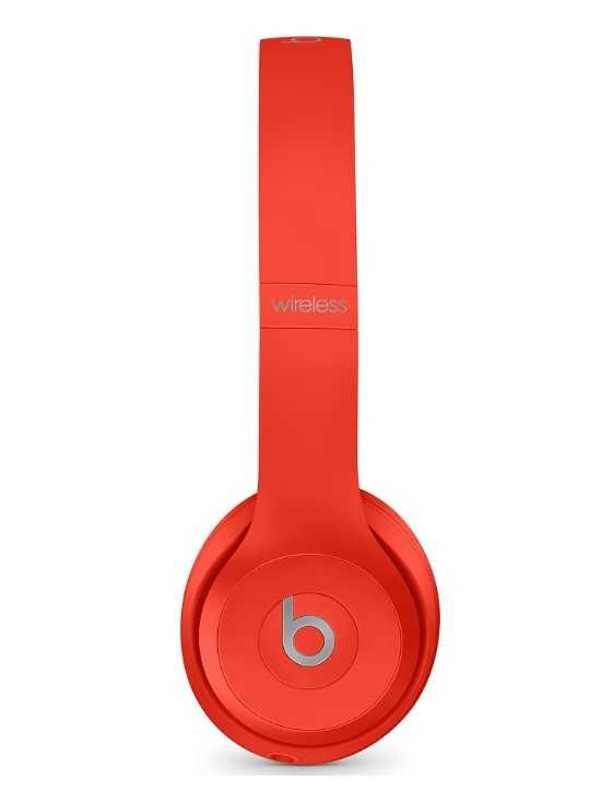 Casti On Ear Beats Solo3, Wireless, Bluetooth, Microfon, 40 ore, Red