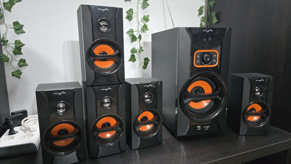 Boxe MYRIA MY8034, 5.1, 125W, negru