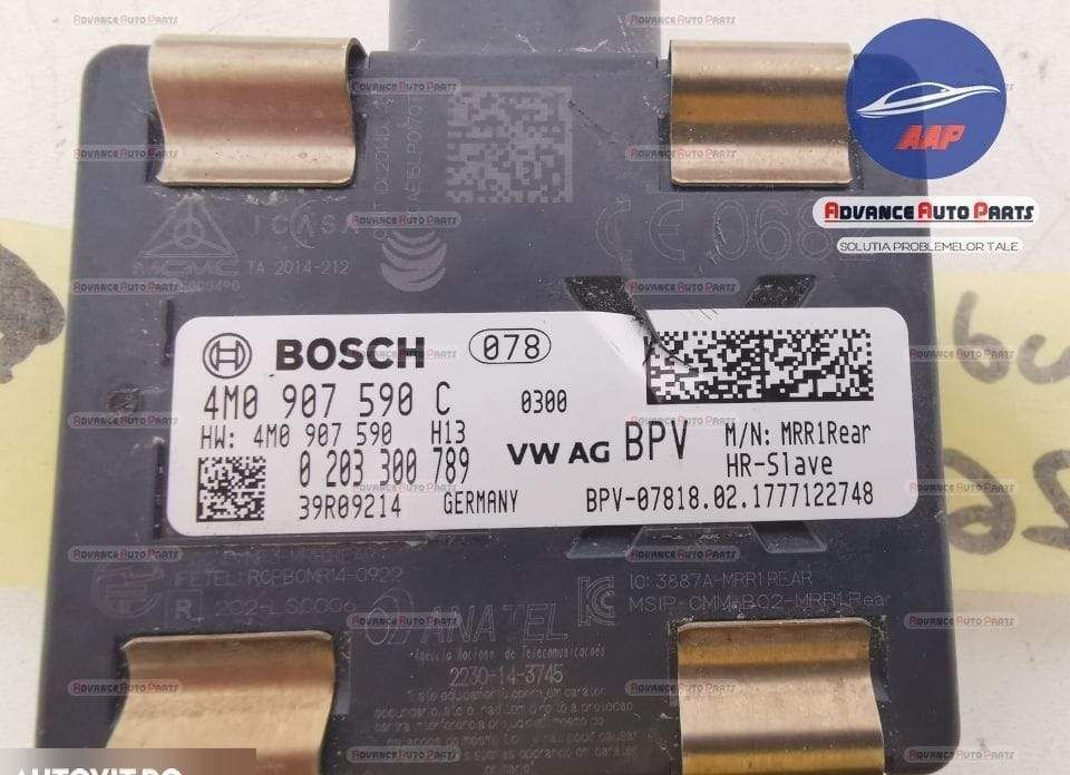 Senzor radar spate original in stare buna Audi  Q7  4M [2015 - 2020]