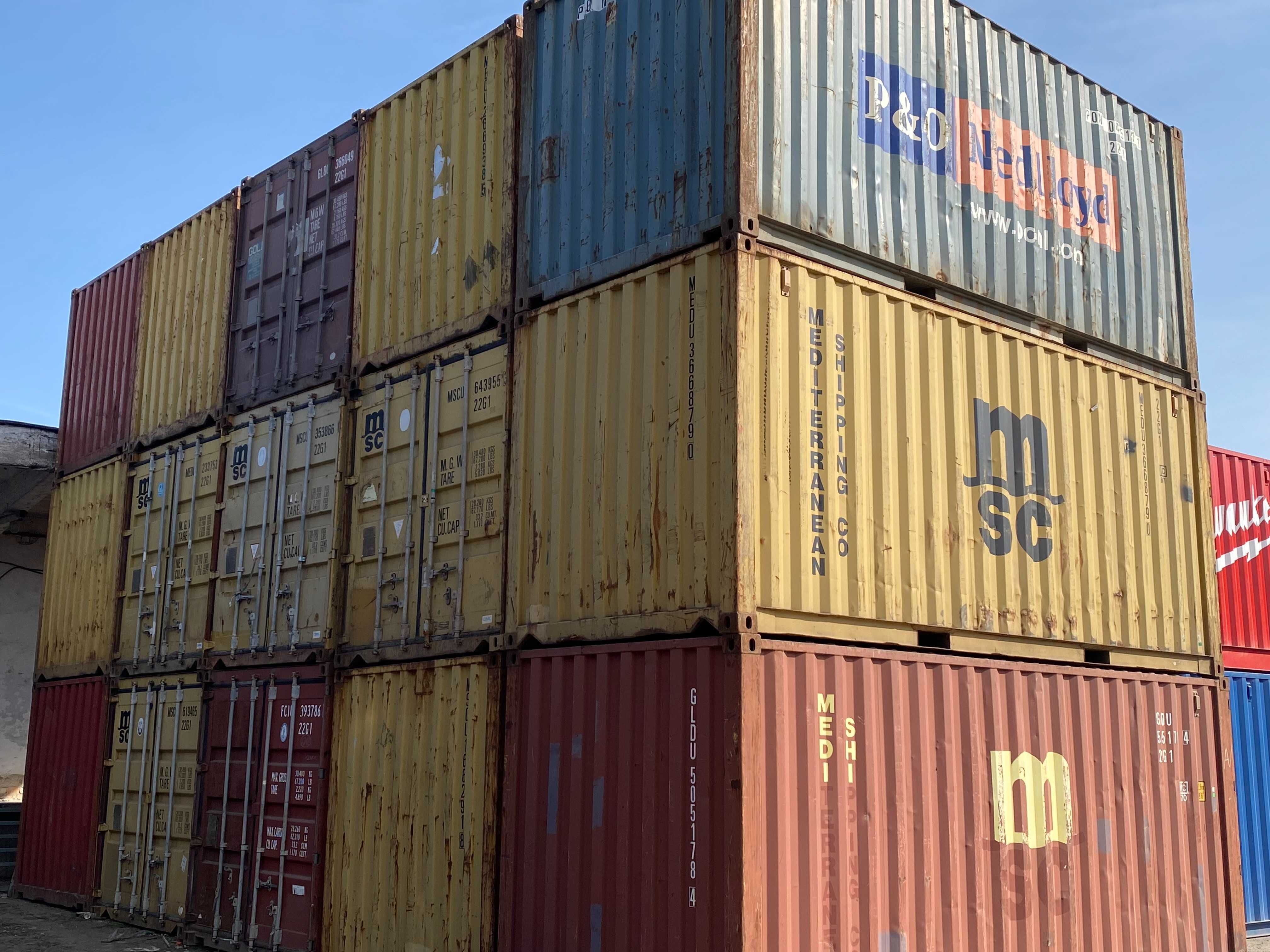 Container maritim 6m vanzare din stoc IMPORT DIRECT