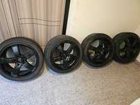 Джанти 18 цола 5 х120 със зимни гуми за BMW
