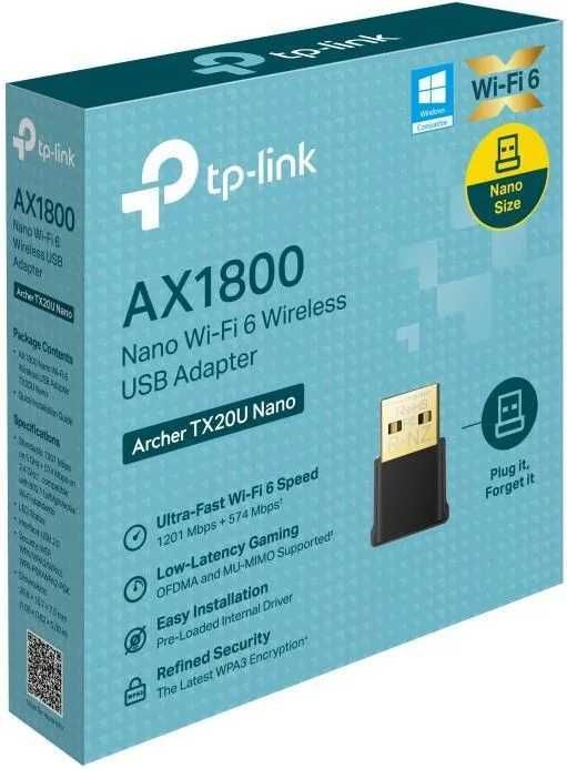 TP-Link Archer TX20U/NANO/TX3000E/TXE70UH/TXE72E/TX50E/TX55E Adapter