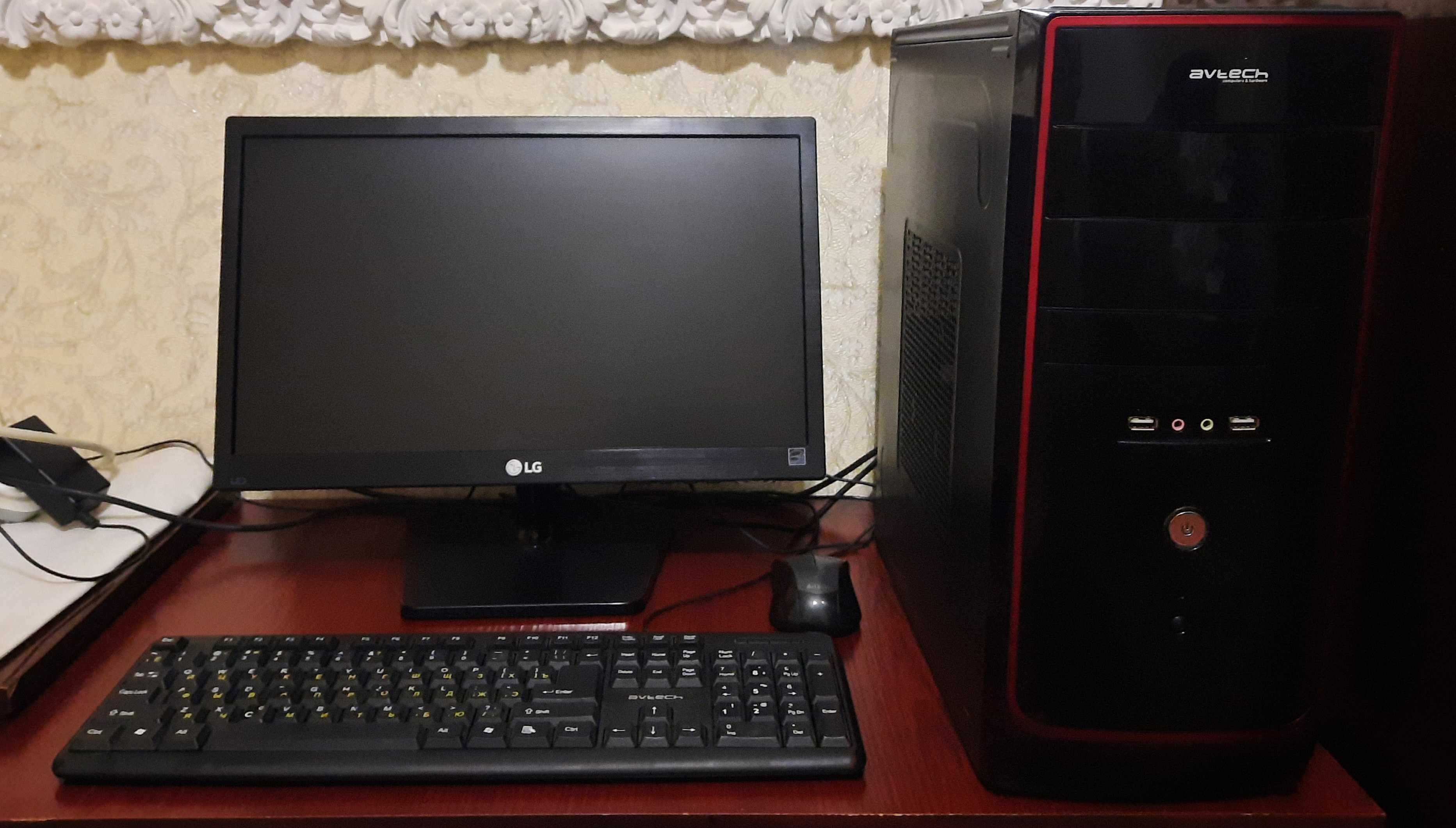 Компьютер (без монитора) Intel J1900, Win10, DDR3, VGA+HDMI