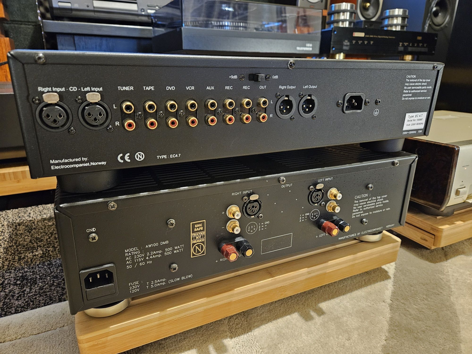 Electrocompaniet AW 100DMB + Electrocompaniet EC 4.7