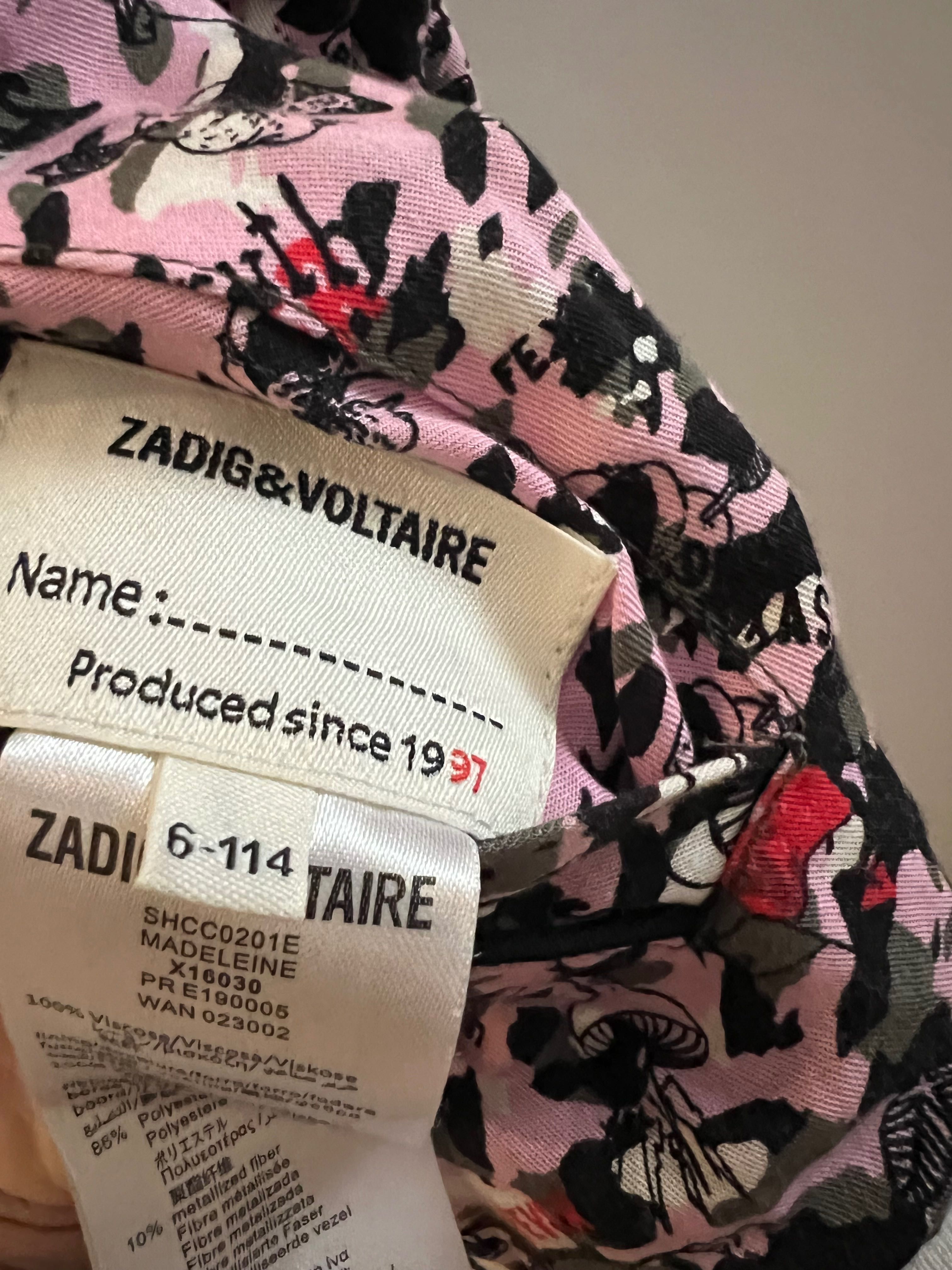 Vând jacheta cu două fețe pt fetițe Zadig&Voltaire