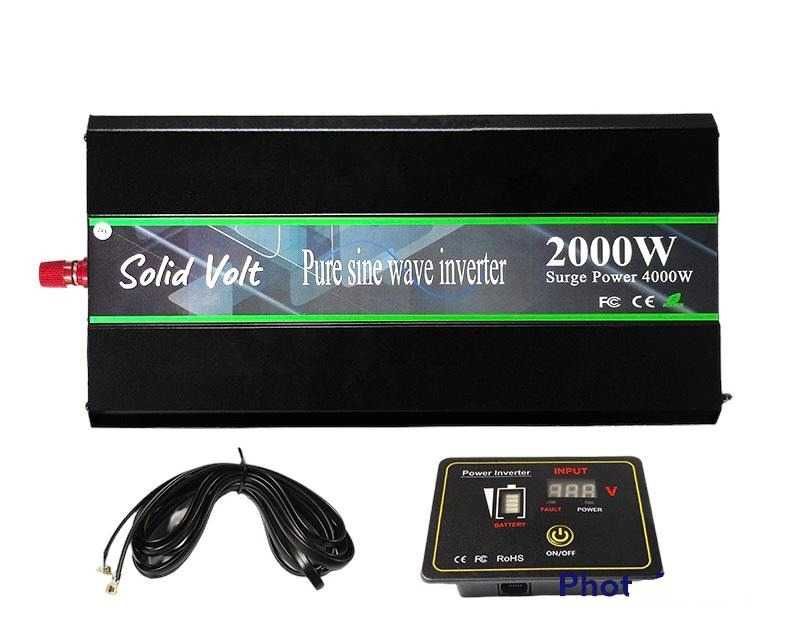 Invertor cu telecomandă, sinus pur 1000W/2000W/2500W/3000W/3500W/5000W