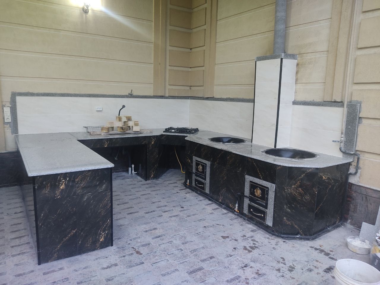 Строим летние кухни быстро и качест венно. Ёзги ошхона курамиз тез ва