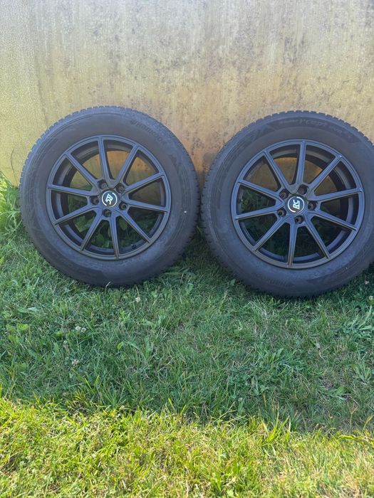 Set jante aliaj RC Design, 17”+ anvelope iarna Hankook 215/65 R17