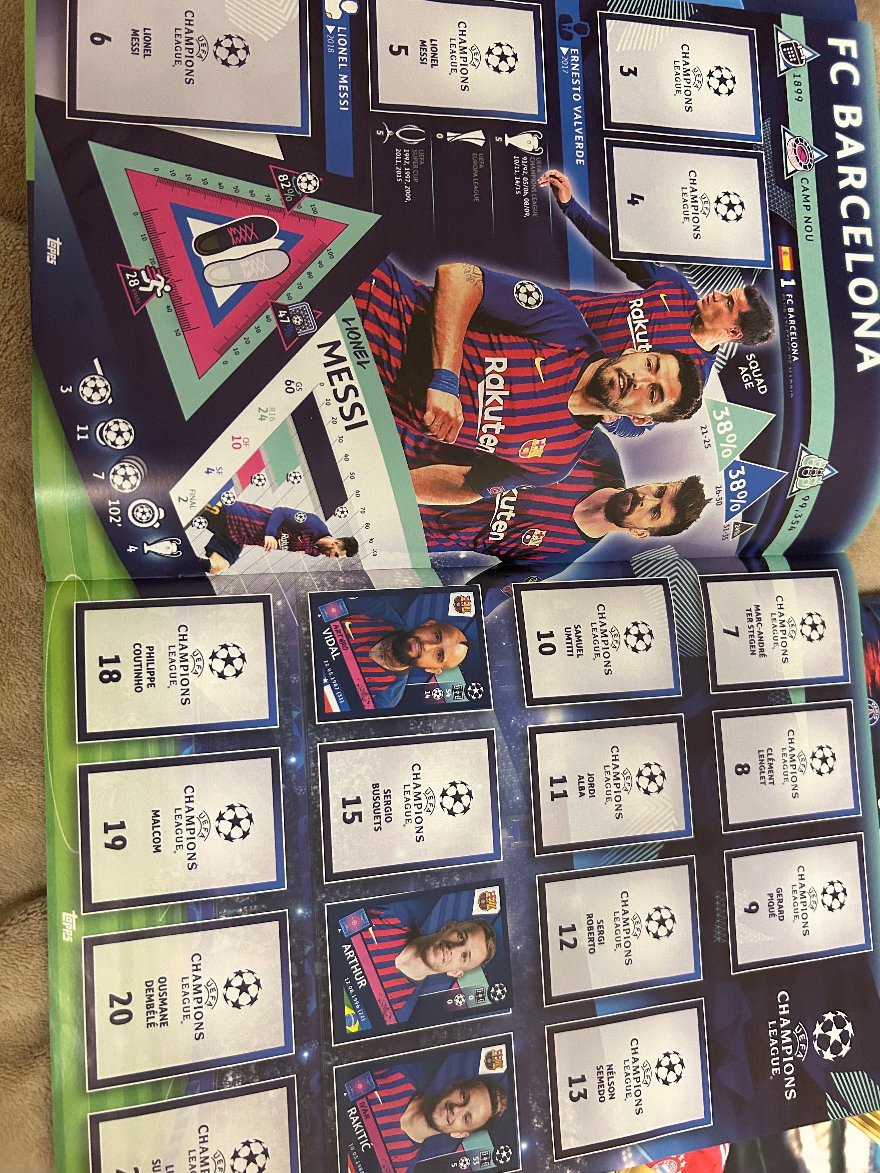 3 журнала panini world cup 2018,ucl 2019,world football 2019