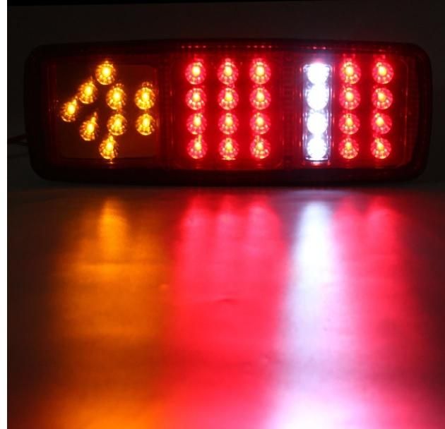 комплект led диодни стопове fl, 2 броя, за бус, тир, ремарке, ...