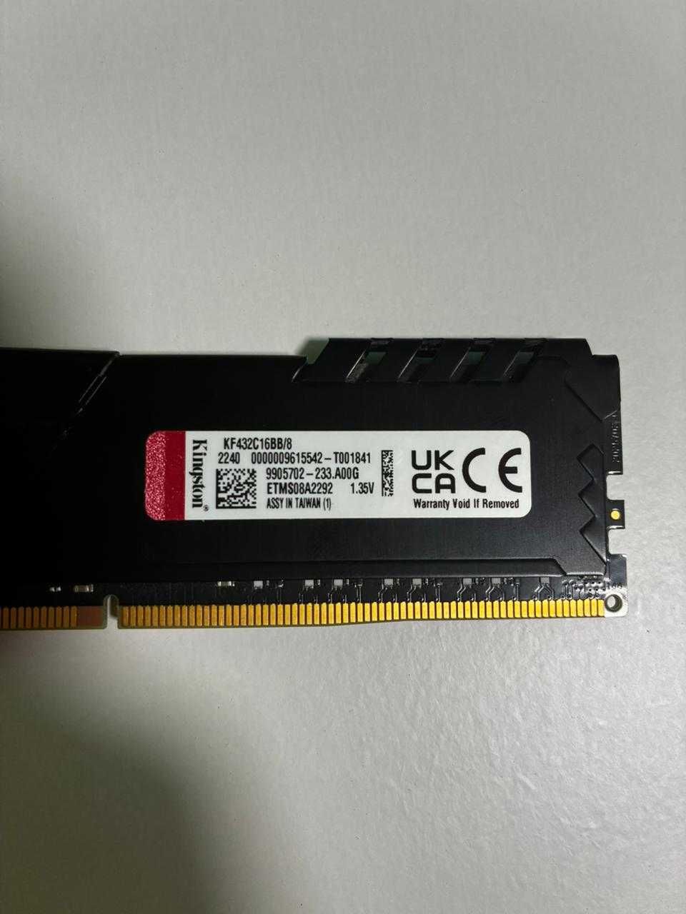 Оперативная память Kingston FURY Beast DDR4 8 ГБ 3200 МГц
