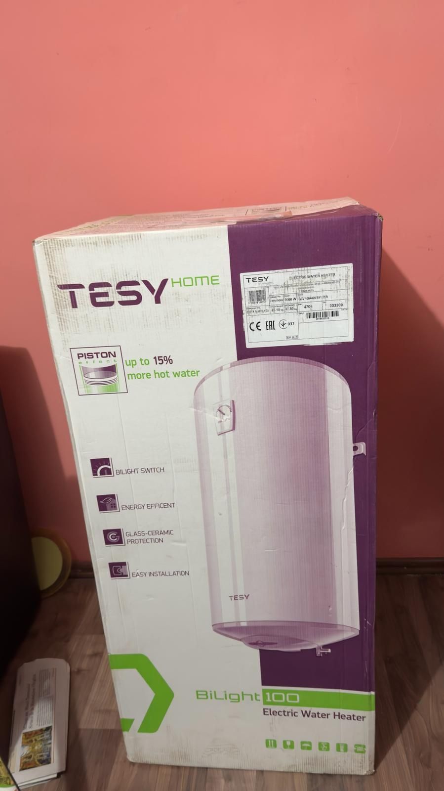 Boiler electric tesy,100 litri