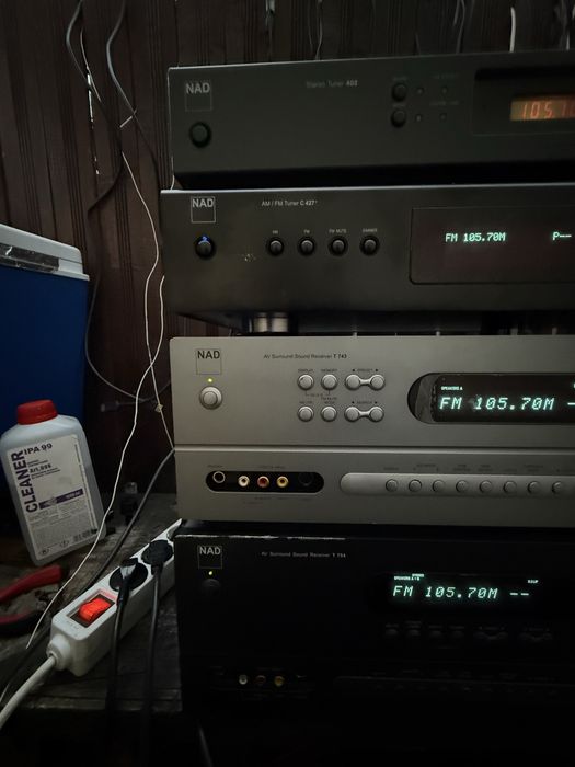 Nad tuner 402 tuner 427 amplificatoaret t743 t754
