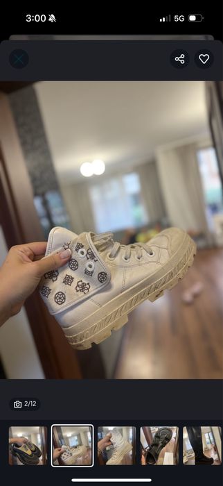 Кожени ботуши черни, бели