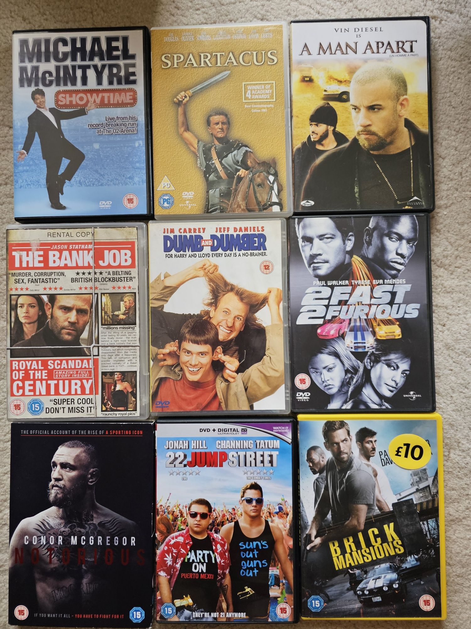 Оригинални DVD на Английски език от лична колекция