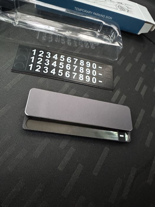 Suport numar telefon auto metalic super slim finut si elegant discret