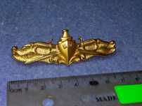 V.21.N MADE in USA Стар АМЕРИКАНСКИ Нагръден ОФИЦЕРСКИ Знак Емблема