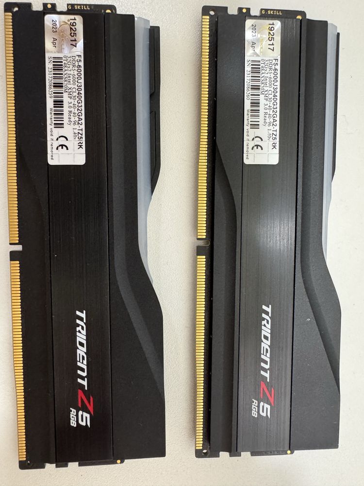 Топовые ОЗУ Gskill 64gb DDR 5 6000mhz CL30