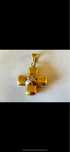 Cruce aur 18 k cu diamant