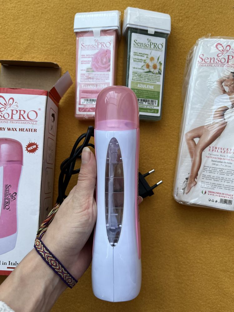 Set epilator cu ceara