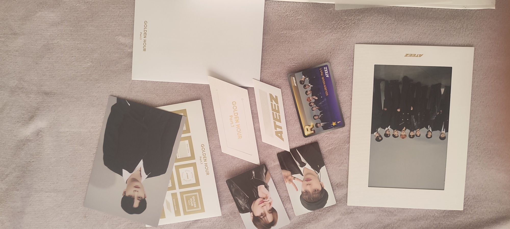 Атеез Кпоп албуми Ateez Golden Hour + Original Photocards.