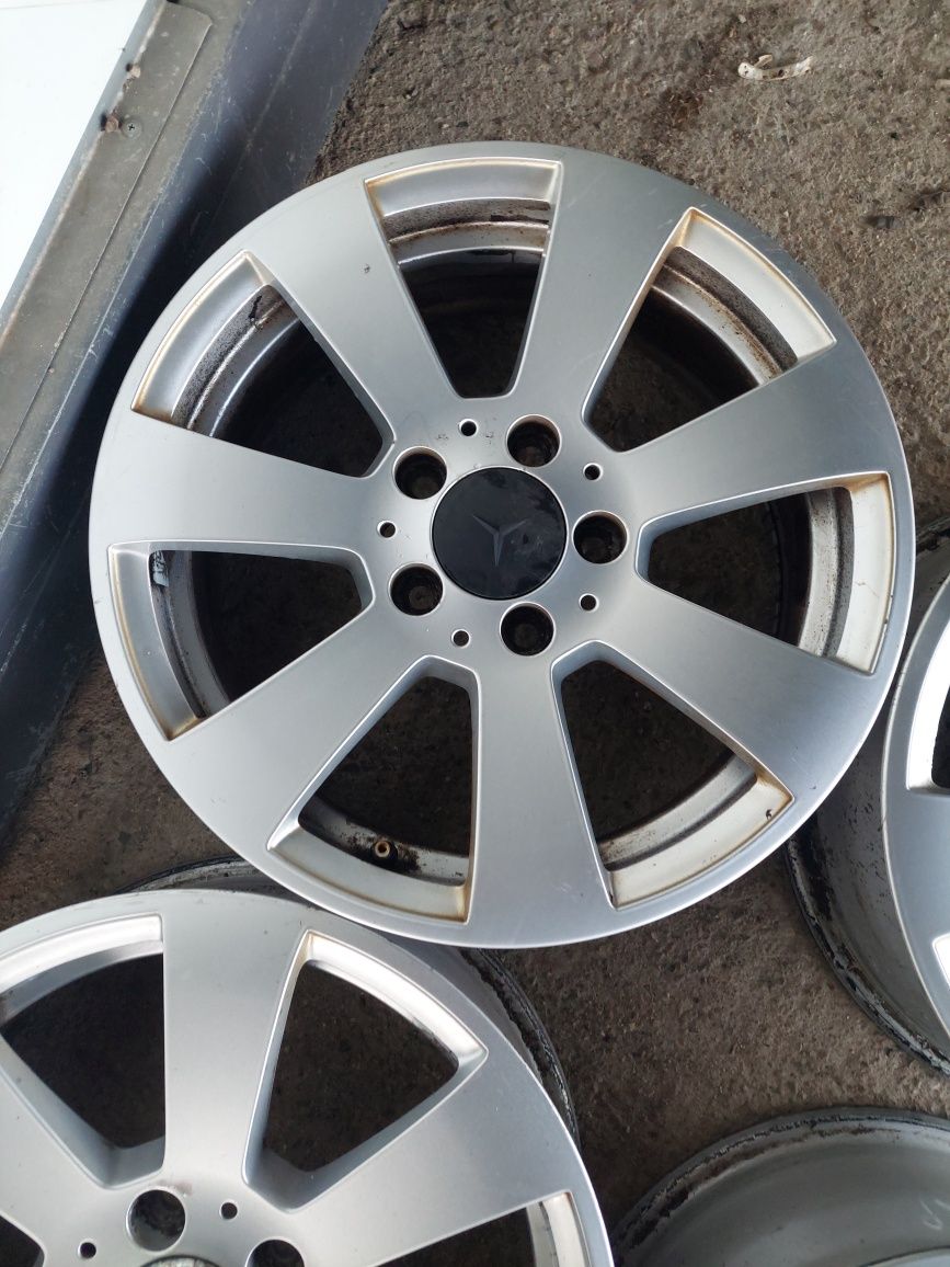 4 броя алуминиеви джанти 16 цола за Mercedes w204, Мерцедес W 204